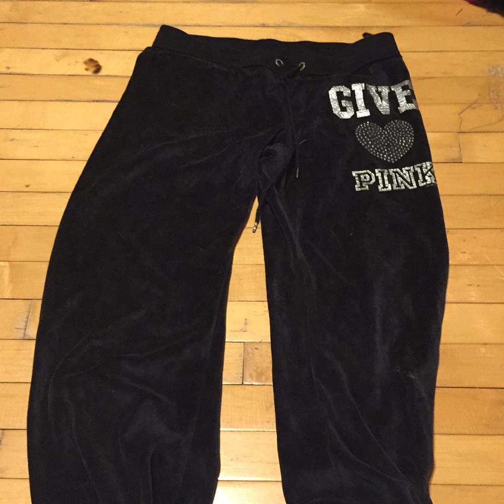 Pink sweatpants
